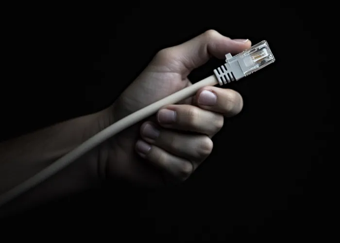 Professional ethernet cable connection representing reliable network infrastructure